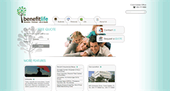 Desktop Screenshot of benefitlife.com